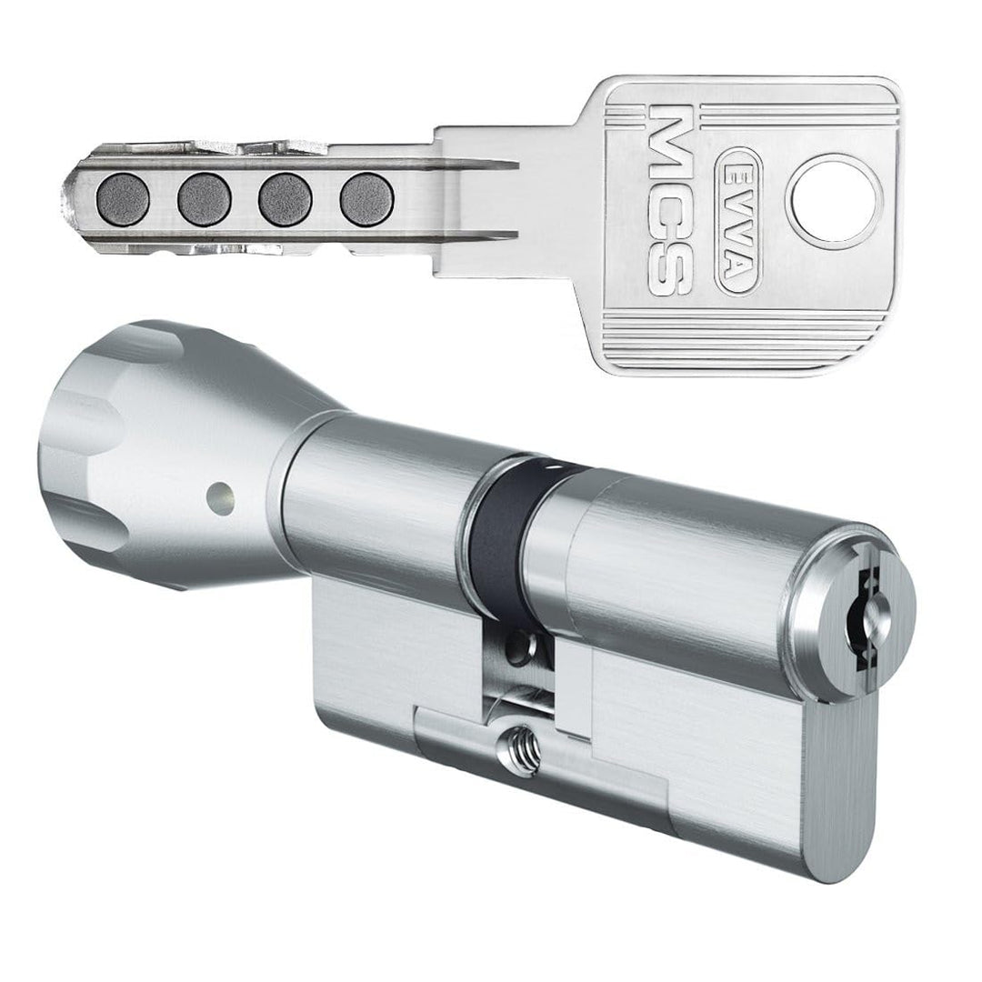EVVA MCS Knaufzylinder 41/51K | Profilzylinder mit sehr hohem Kopierschutz durch Magnet-Technologie