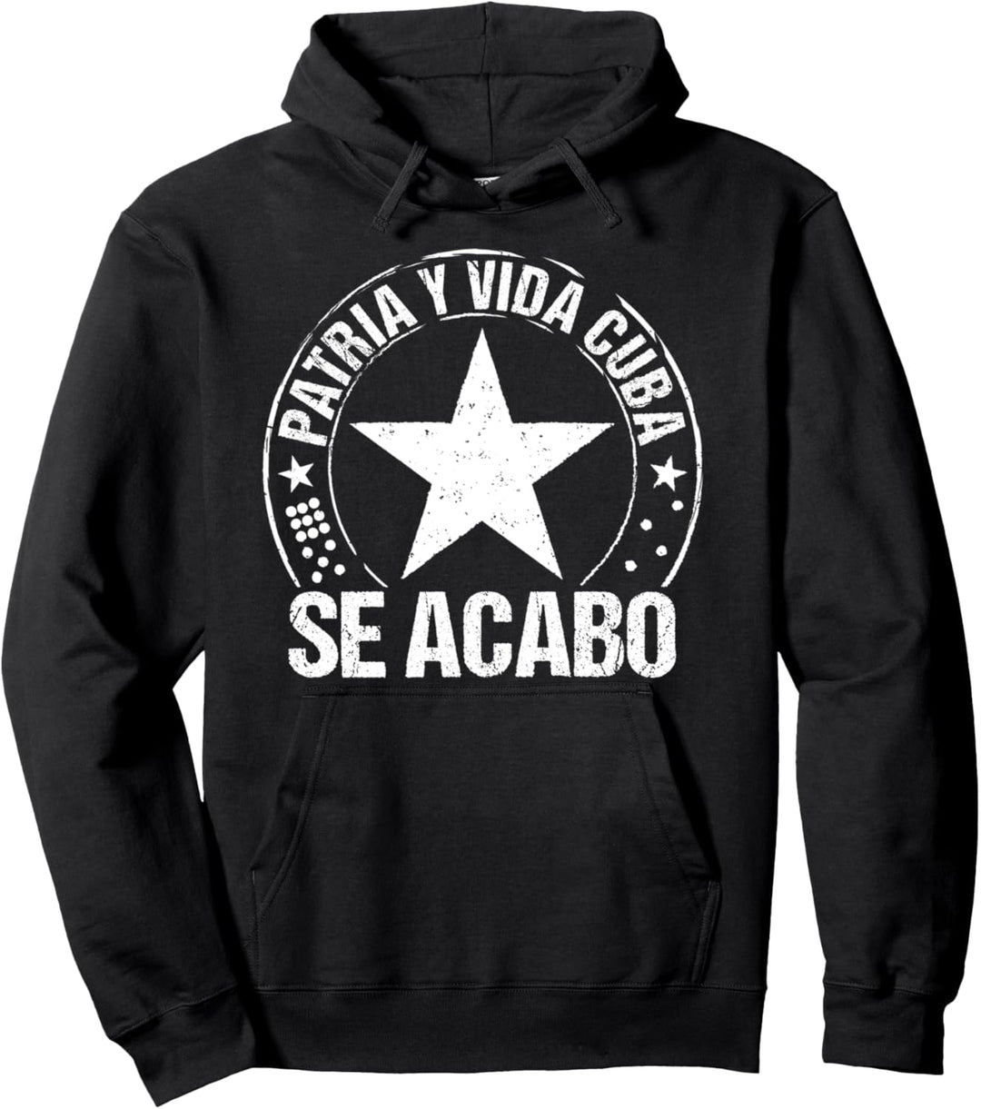 Patria Y Vida Cuba Cuban Freedom Movement Se Acabo Pullover Hoodie