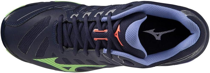 Mizuno Unisex WellenspannungVolleyball 39 EU Eveblue Techgreen Iolite, 39 EU Eveblue Techgreen Iolit