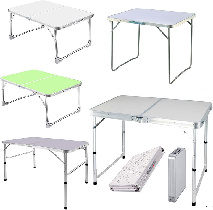 Klappbarer Campingtisch mit verstellbarer Höhe, tragbar, faltbar, Picknick-Tische für Küche, Esszimm