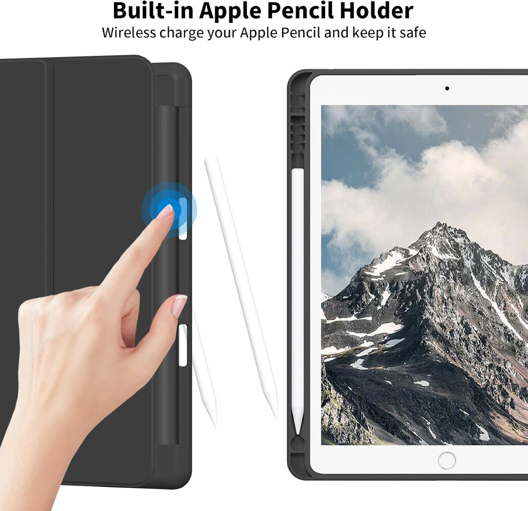 Tastatur Hülle für iPad Pro 11" 4.Gen 2022/3.Gen 2021/2.Gen 2020 mit Pencil Halter,red-3, red-3