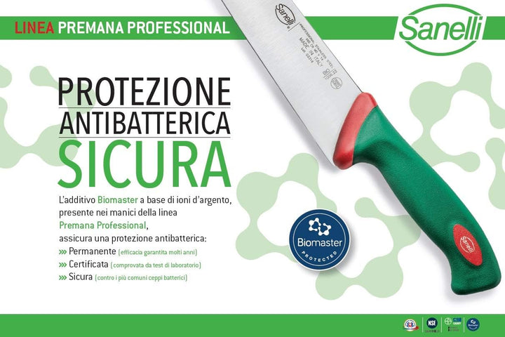 Sanelli Premana Professional, 2er-Pack BBQ, Edelstahl, grün/rot