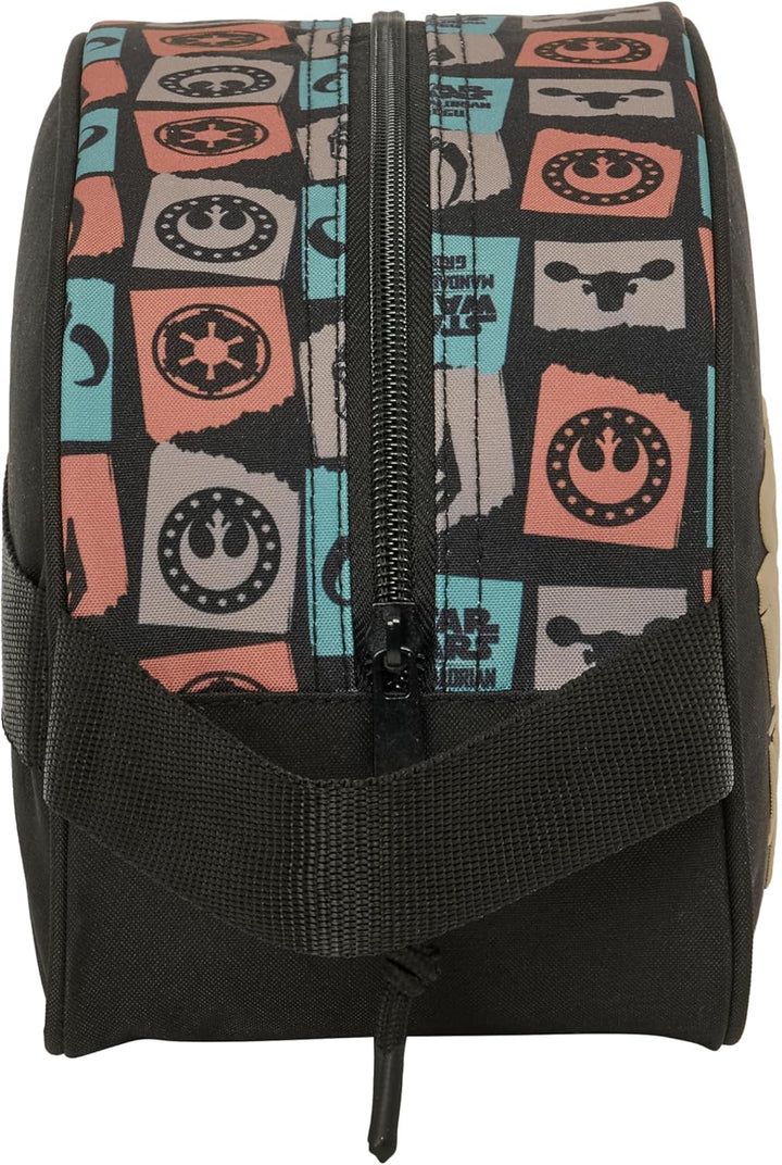 Mandalorian & GROGU Kulturtasche für Kinder, mittelgross, mit Griff, Kulturbeutel für Kinder, anpass