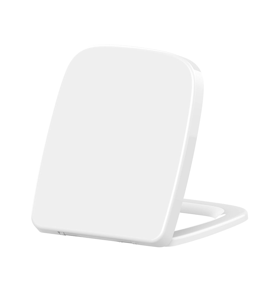 Grünblatt Premium WC Sitz 515215 Q-Form Duroplast Toilettendeckel Klobrille Absenkautomatik Toilette