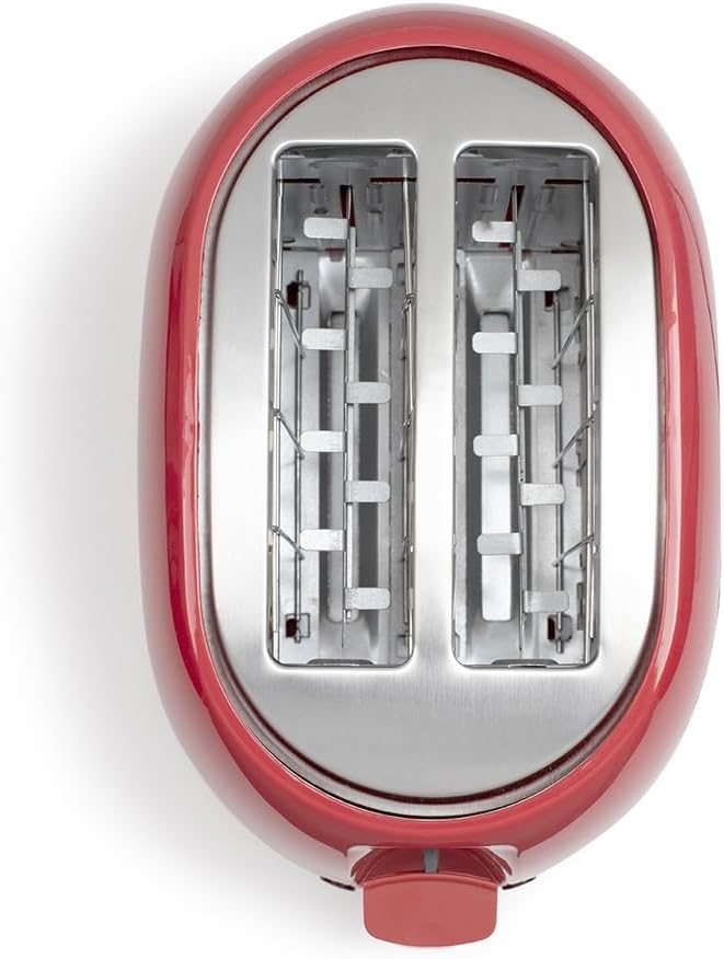 Livoo, Frühstücksset DOD160RC, bestehend aus einem Wasserkocher und einem passenden Toaster, Farbe: