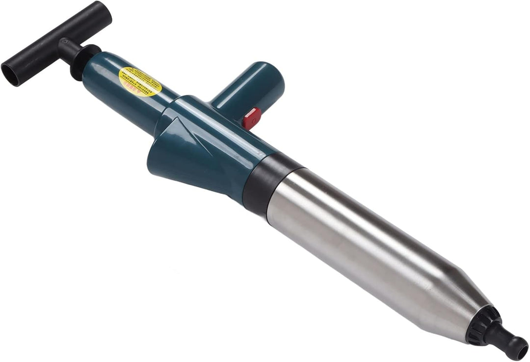 Air Drain Unblocker, Hochdruck Air Drain Unblocker Edelstahl Drain Blaster Plunger Pipe Unclogging T