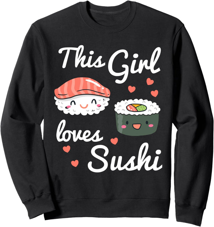 Sushi Tshirt Geschenk Maki Lachs Asiatisch Sweatshirt