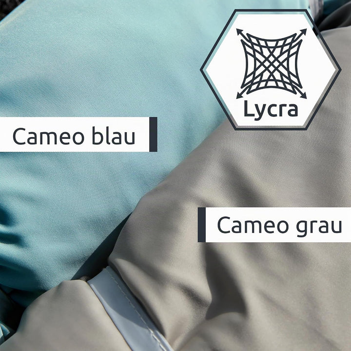 your GEAR Cameo Beach Shelter 3 x 3 m - XXL Strandmuschel, Sonnensegel, UV 50+ Sonnenschutz, Strandz