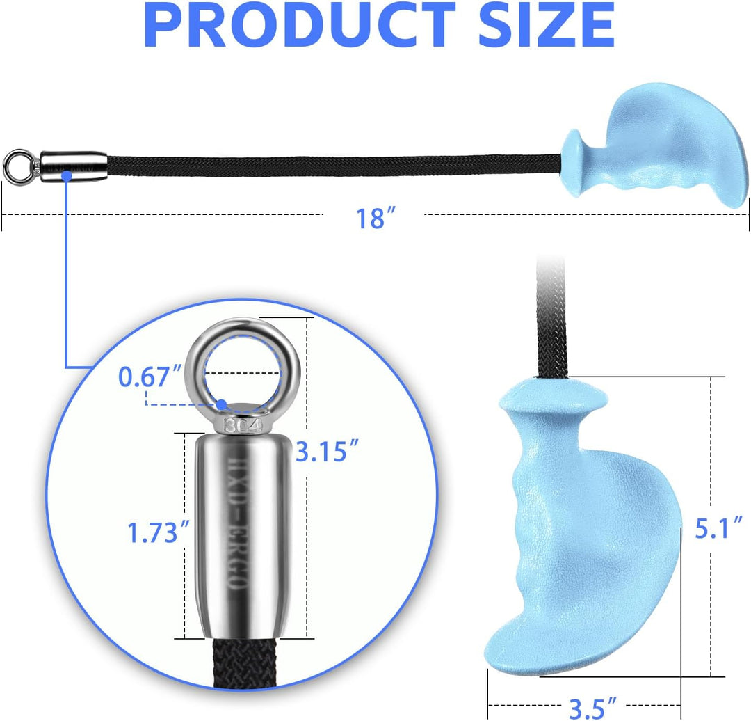 HXD-ERGO Trizeps Bizeps Seil Ergonomisches Griffe, Trizepsseil Gedrehtes Seil Bizeps Trizepstau zum