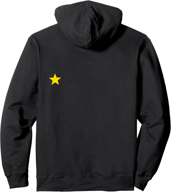 EU Sterne Flagge Fehlender Stern Backprint Rücken Back Front Pullover Hoodie