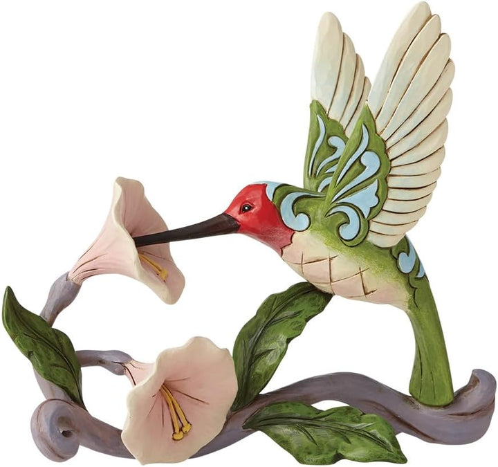 Enesco Jim Shore Heartwood Creek 6008417 Kolibri mit Blume