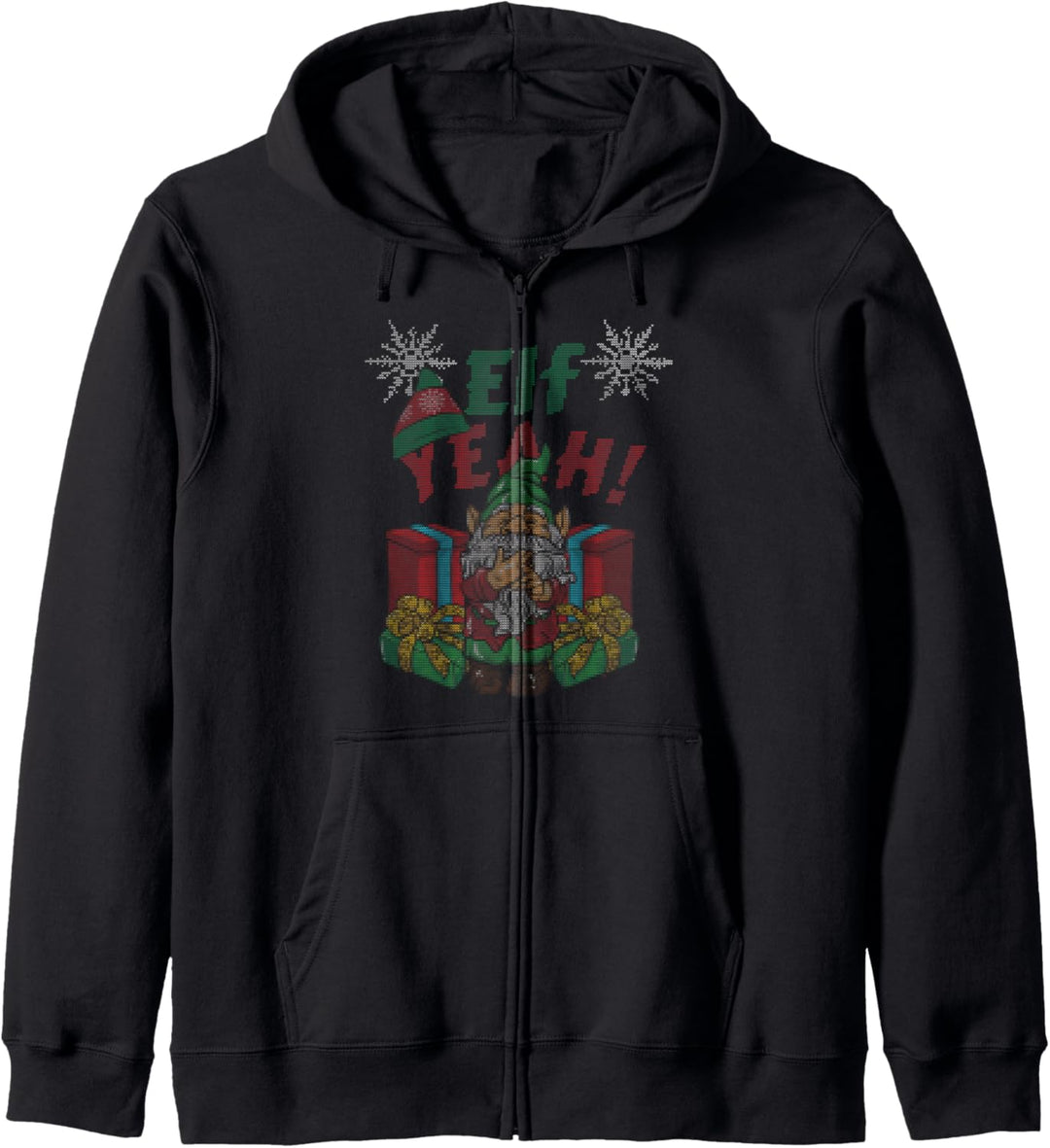 Komische hässliche Weihnachten Kapuzenjacke