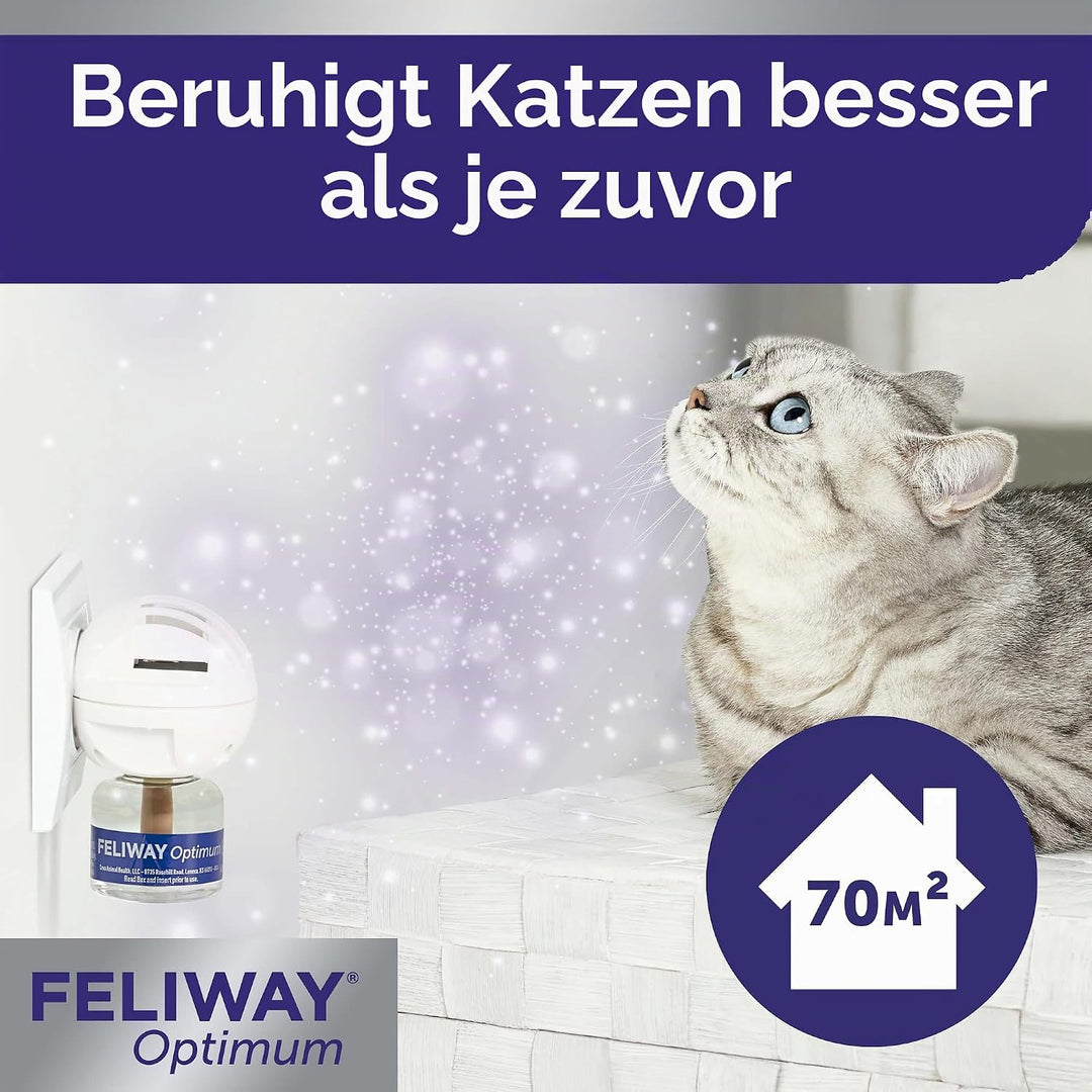 Feliway Optimum Ersatz 48 ml, Standard, 1.25 picometer, 4
