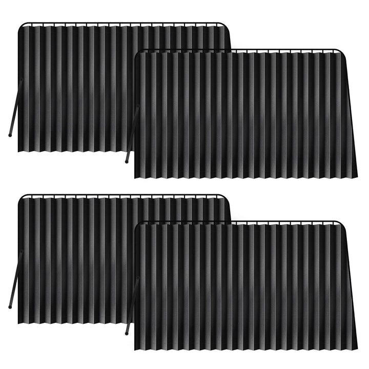 ZATOOTO Sonnenschutz fürs Auto Vorhang 4 Stück, Sonnenschutz Magnetisch für UV-Schutz Hitzeschutz, P