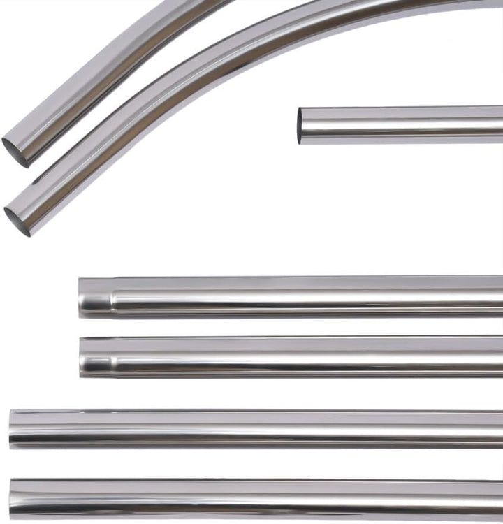 Duschvorhang Schienen Stange U-Form gebogene Toilette Badezimmer Pole Edelstahl Quadrat Duschvorhang