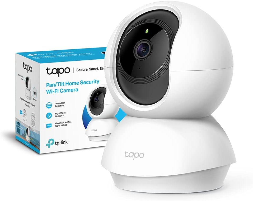TP-Link Tapo C500 WLAN-Überwachungskamera für den Aussenbereich, 360 Grad Tapo C200 360°-WLAN-Überwa