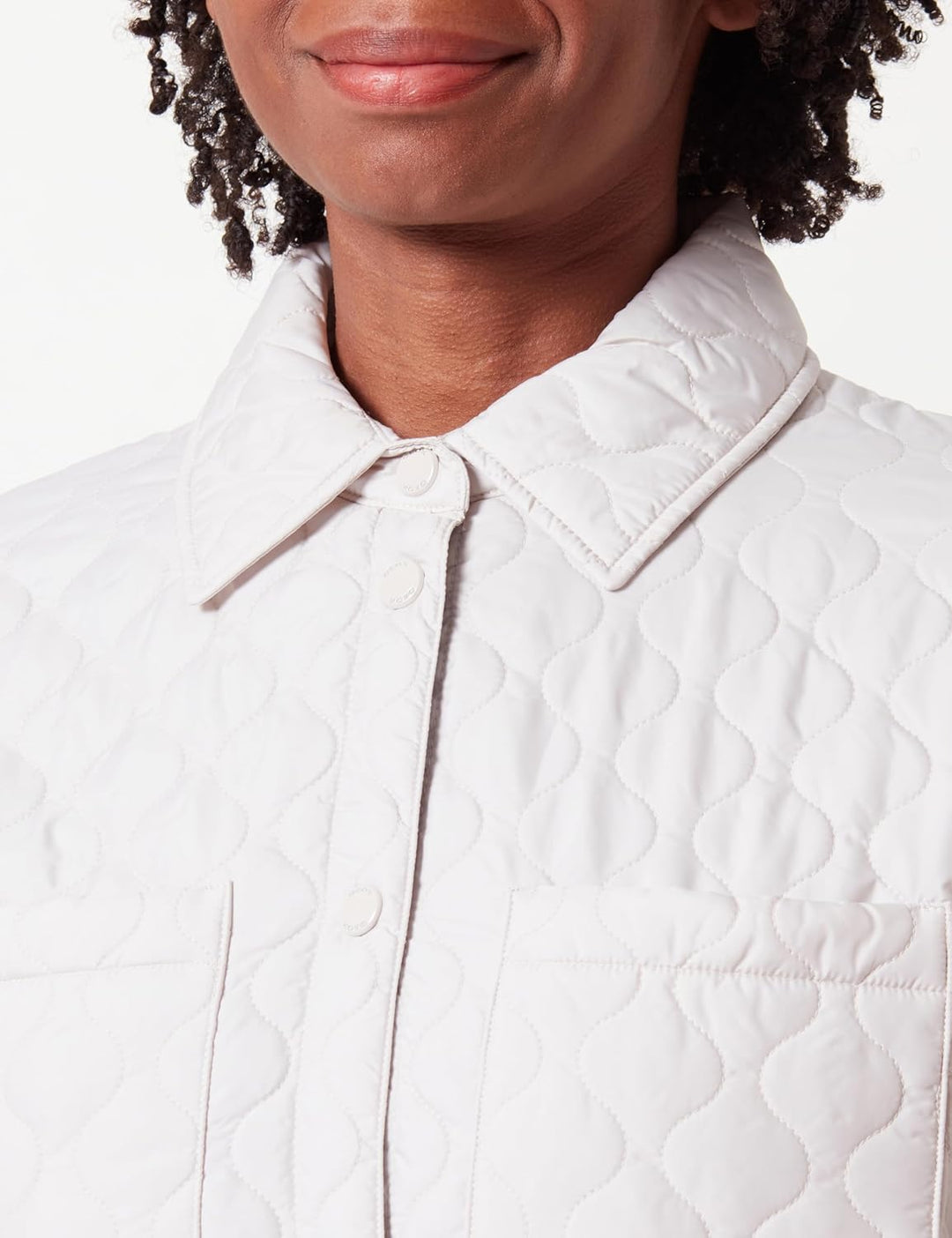Geox Damen W Asheely Jacket, MOONBEAM