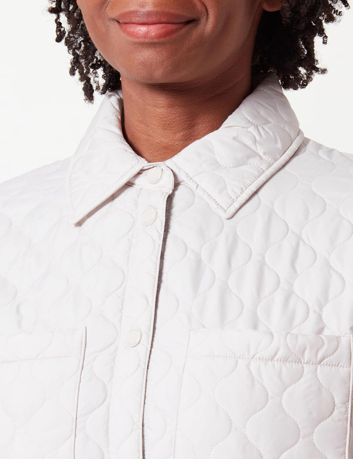 Geox Damen W Asheely Jacket, MOONBEAM