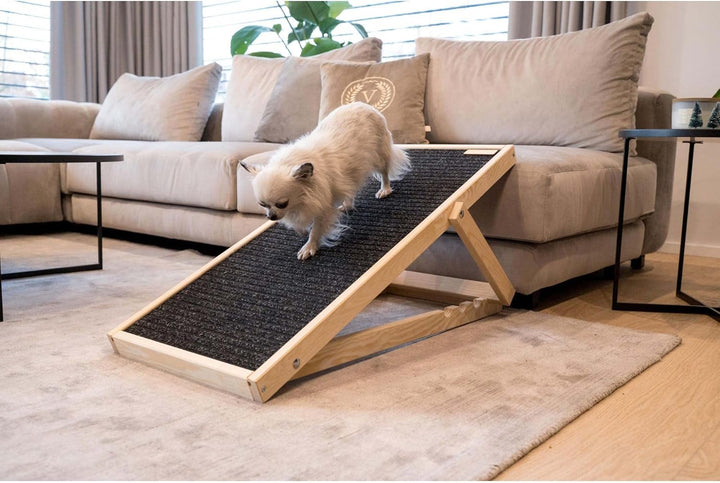 Anti-rutsch Hunderampe | Auffahrrampe für Hund und Katze | Hundetreppe für Bett oder Sofa | Hunderam