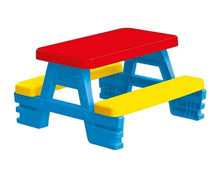 Dolu 8690089030085 3008 Picknicktisch für 4 Personen 1, Small Rot , Gelb , Blau, Rot , Gelb , Blau