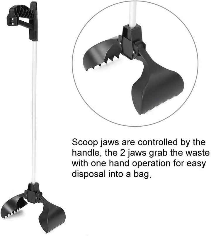Poop Scoops für Hunde,Dog Poop Scoop Dirt Picker Hundekot Greifer Sammler Tool mit langem Griff, kei