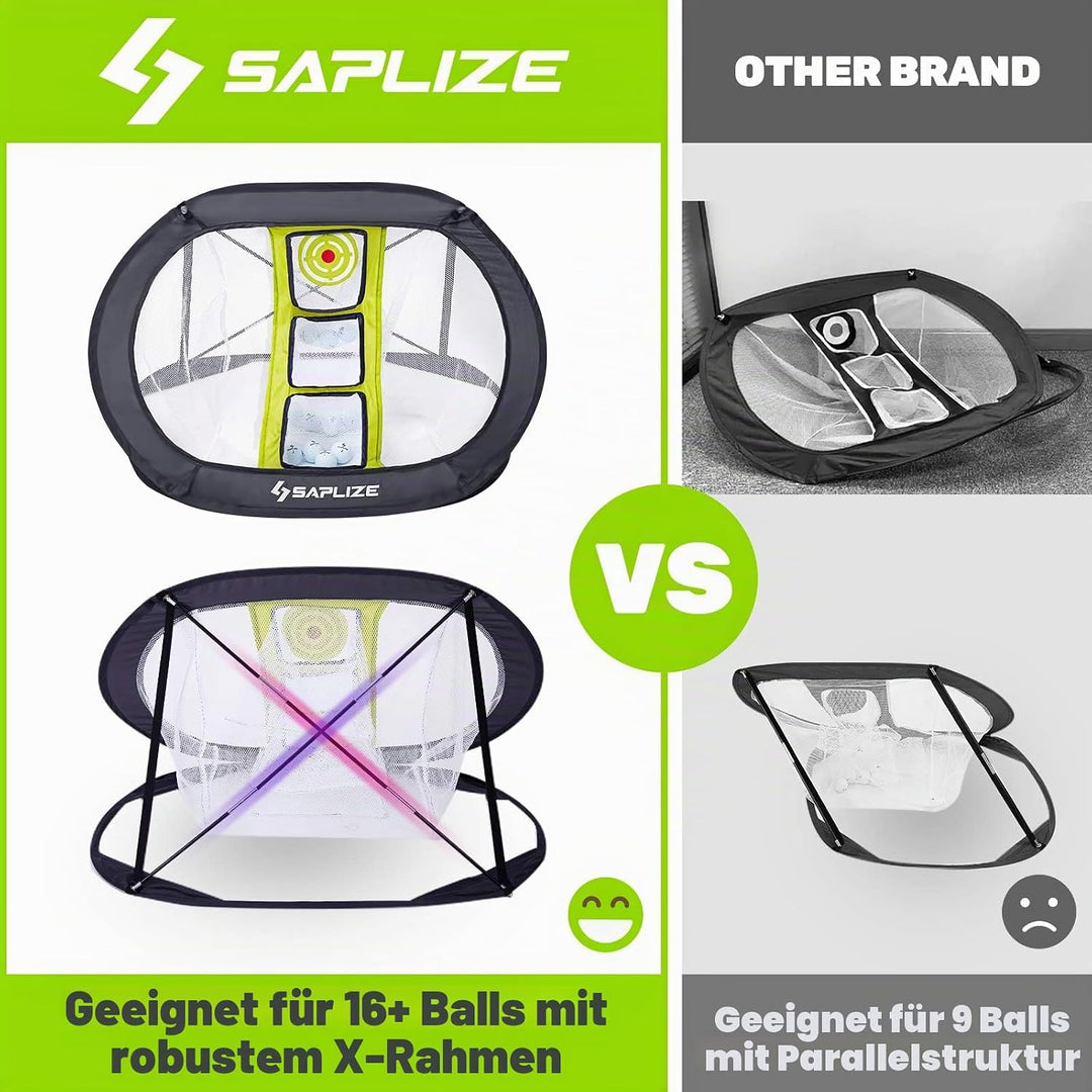 SAPLIZE Ultra-stabiles Golf Chipping Net, Indoor/Outdoor Golfziel Zubehör für Hinterhof Genauigkeit