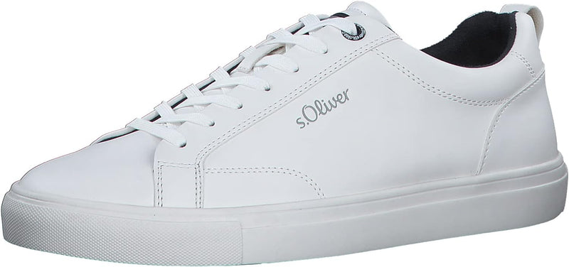 s.Oliver Herren Sneaker Low 5-13632-30 40 EU Weiss, 40 EU Weiss