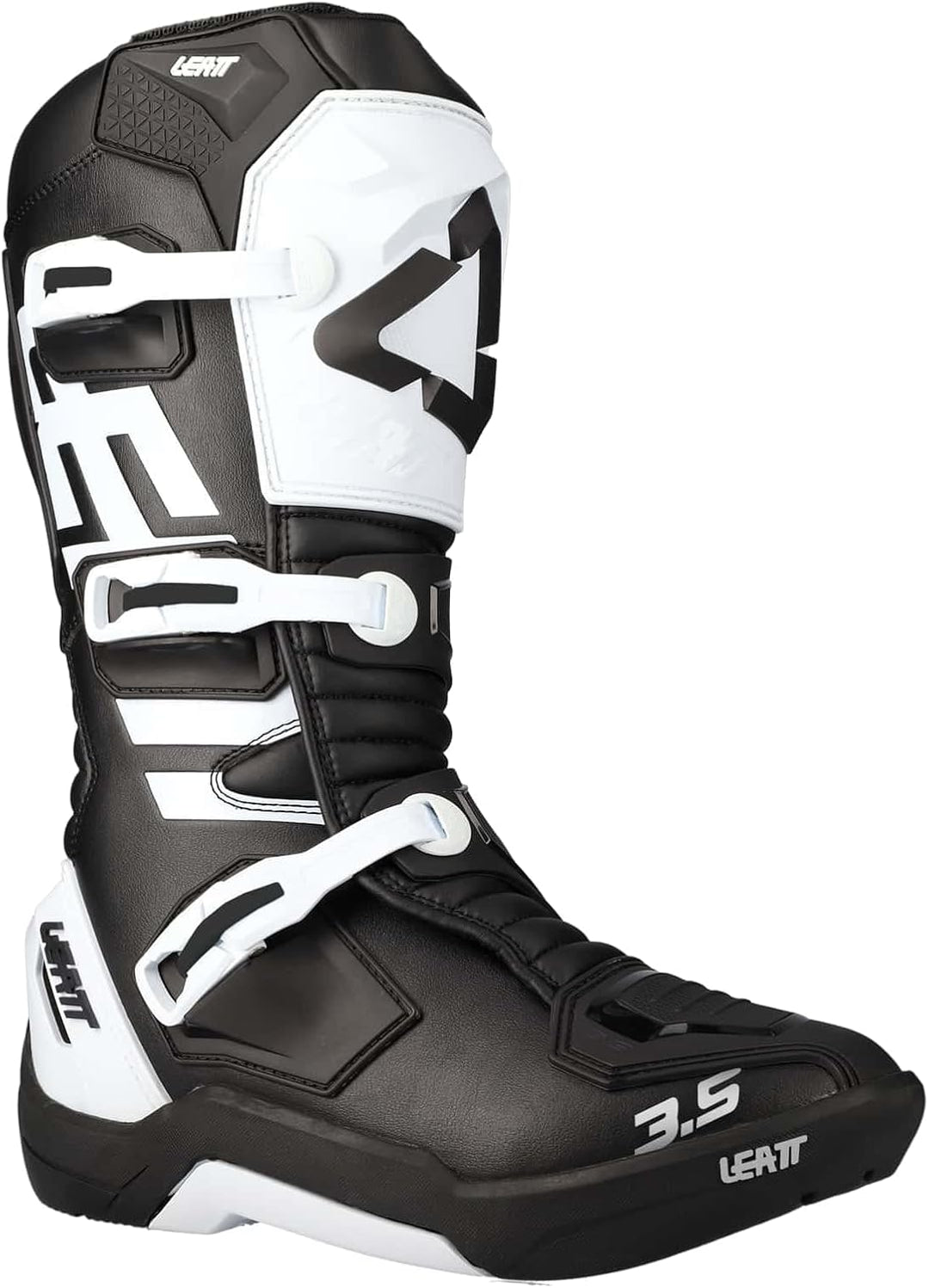 Leatt Unisex Motorradstiefel, 33 EU Schwarz Wei&#xDF;