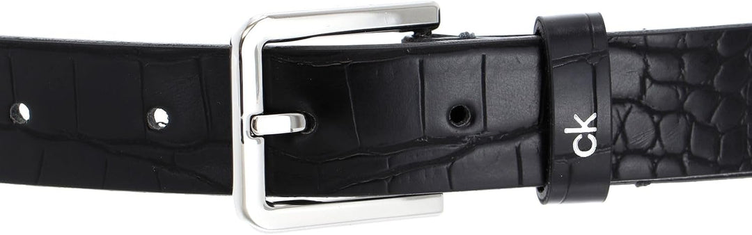 Calvin Klein CK Must Croc Fix Belt 2.5 W75 Black