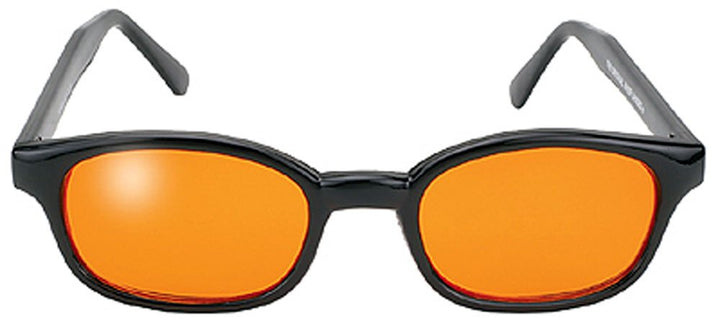 Original KD's Biker Sunglasses with Orange Lenses by Pacific Coast Sunglasses