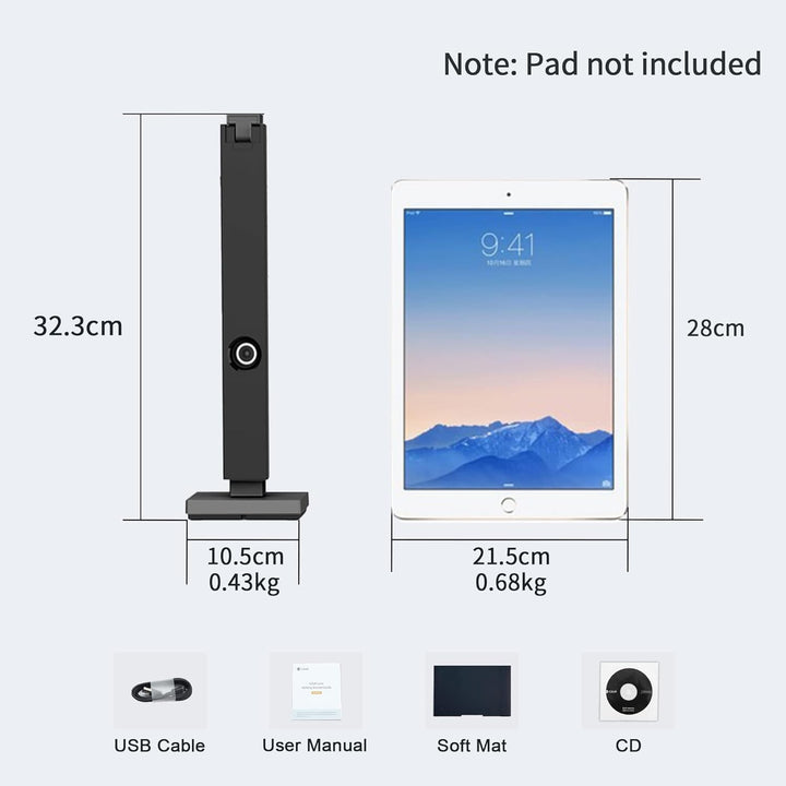 CZUR 8MP USB-Dokumentenkamera und Visualizer, A4 Dokumentenscanner tragbarer Scanner, für Lehr- und