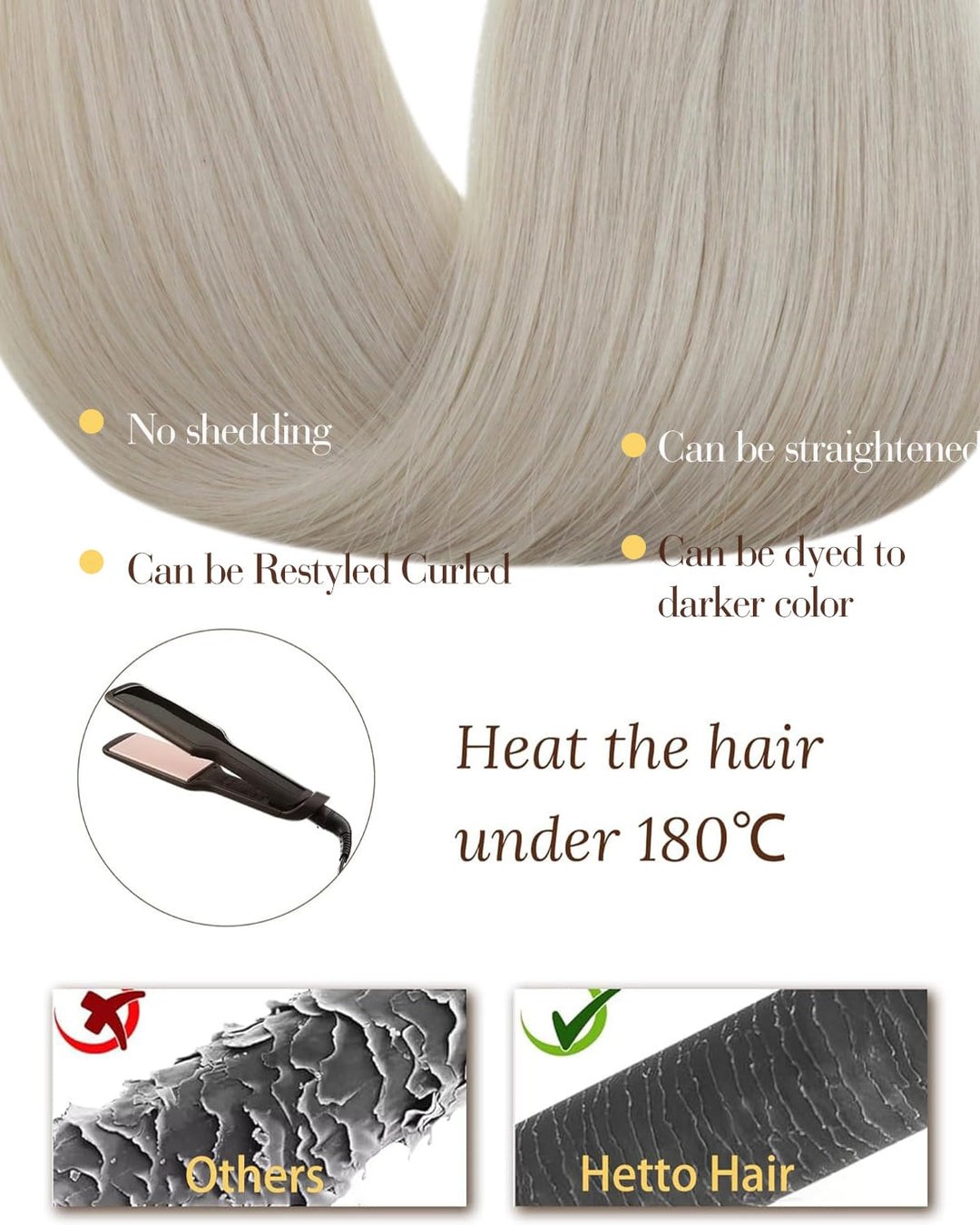 Hetto Microring Echthaar Extensions Blond Microing Echthaar Extensions Micro Ring Remy Extensions Mi