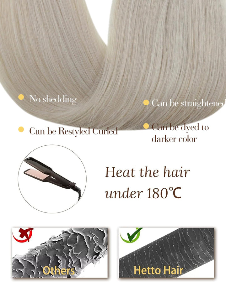 Hetto Microring Echthaar Extensions Blond Microing Echthaar Extensions Micro Ring Remy Extensions Mi