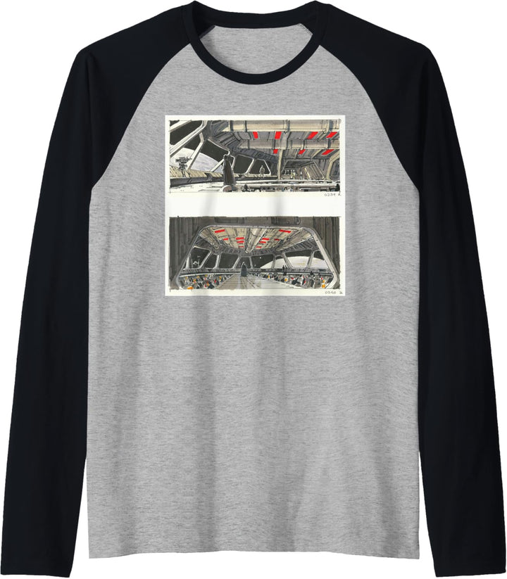 Star Wars A New Hope Darth Vader Star Destroyer Concept Art Raglan