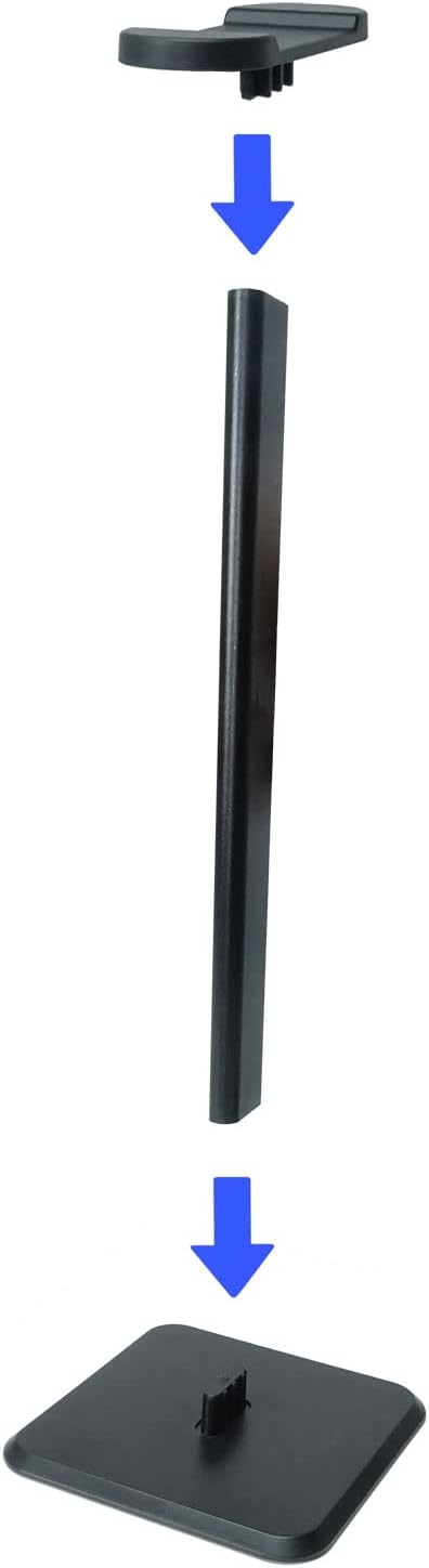 keepdrum MA210 Universal Headset Ständer Tischstativ Halter für alle Kopfhörer-Typen und Headsets He