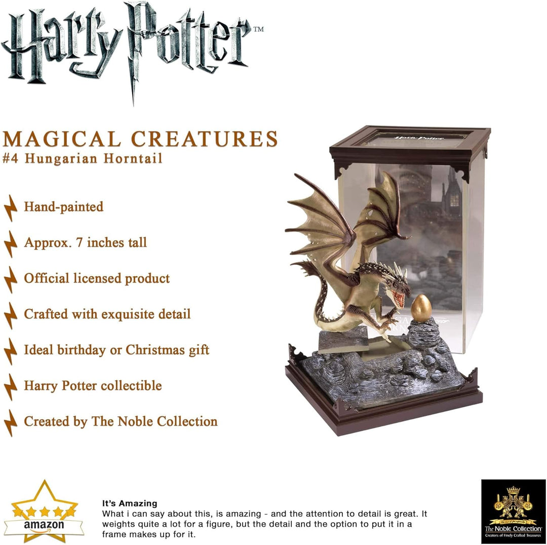 The Noble Collection - Magical Creatures Hungarian Horntail - Hand-Painted Magical Creature 