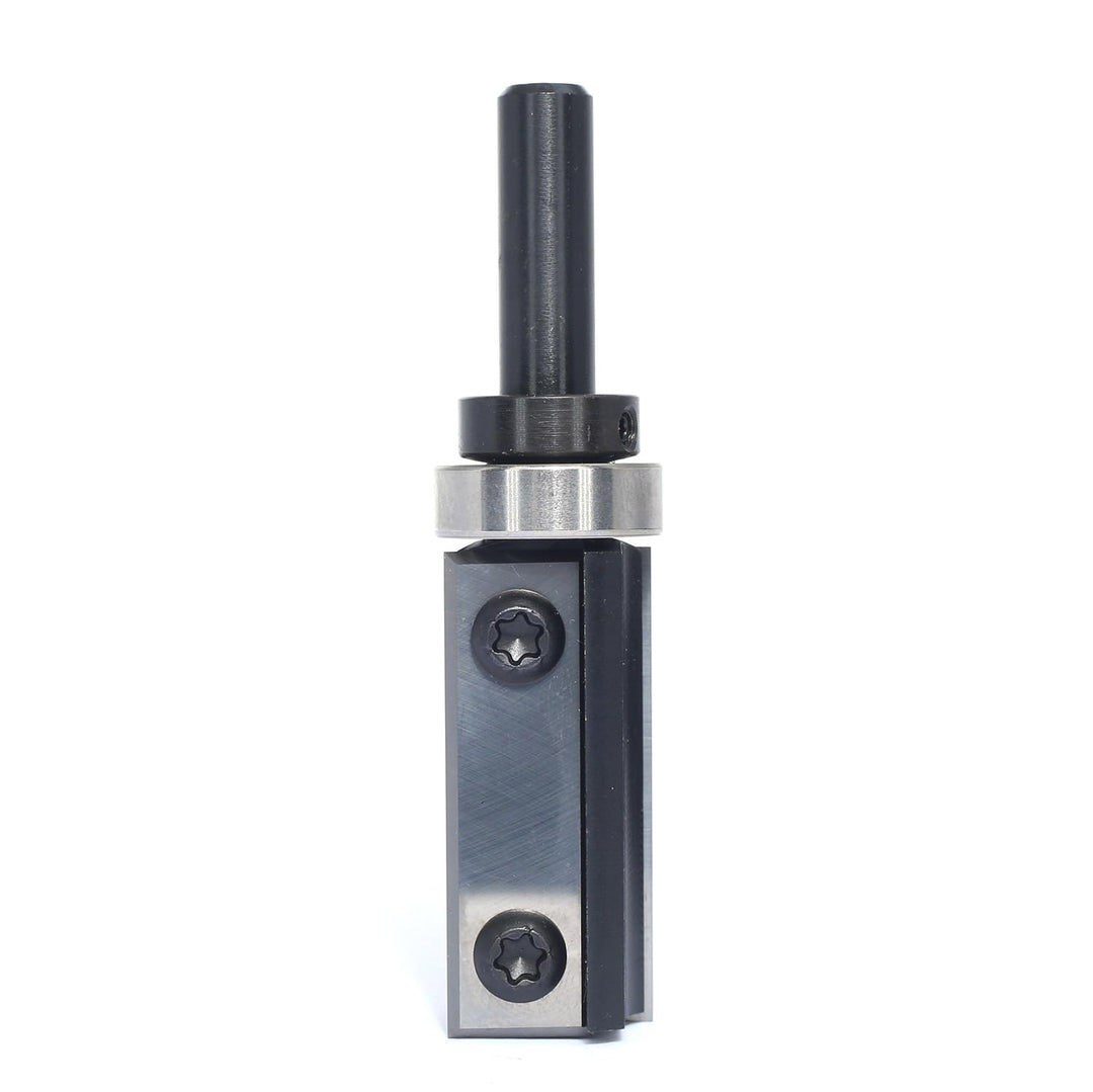 Sinoprotools Wendeplatten Bündigfräser,8mm Schaft Schnittlänge 40mm,Bündiger Fräser mit 4-seitigen A