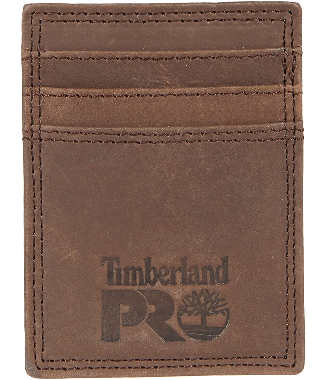 Timberland PRO Herren Leder-Fronttasche mit Geldklammer Zubehör Einheitsgrösse Dunkelbraun, Einheits