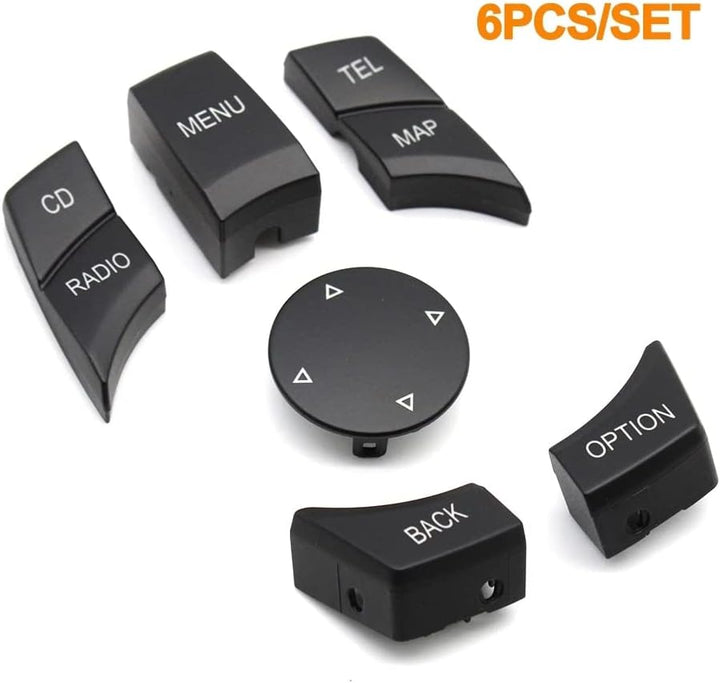 Iegefirm Innenraum Auto IDrive Multimedia MenüTaste für X1 X5 X6 E-Serie E87 E90 E91 E92 E60 E84 E70
