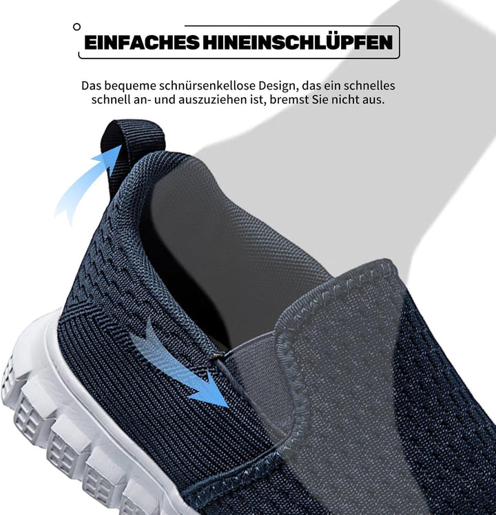 Oltyutc Herren Sneakers Slip On Schuhe Laufschuhe Sportschuhe Tennisschuhe Walkingschuhe Bequem Atmu