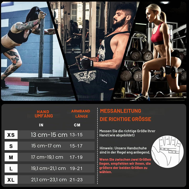 Grebarley Fitness Handschuhe,Trainingshandschuhe für Damen und Herren - Fitness Handschuhe für Kraft