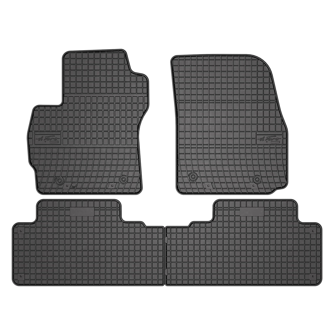 FROGUM EL Toro Gummimatten Ganzjähriges-Set von Autofussmatte Auto Fussmatten für Mazda 5 I 2005-201