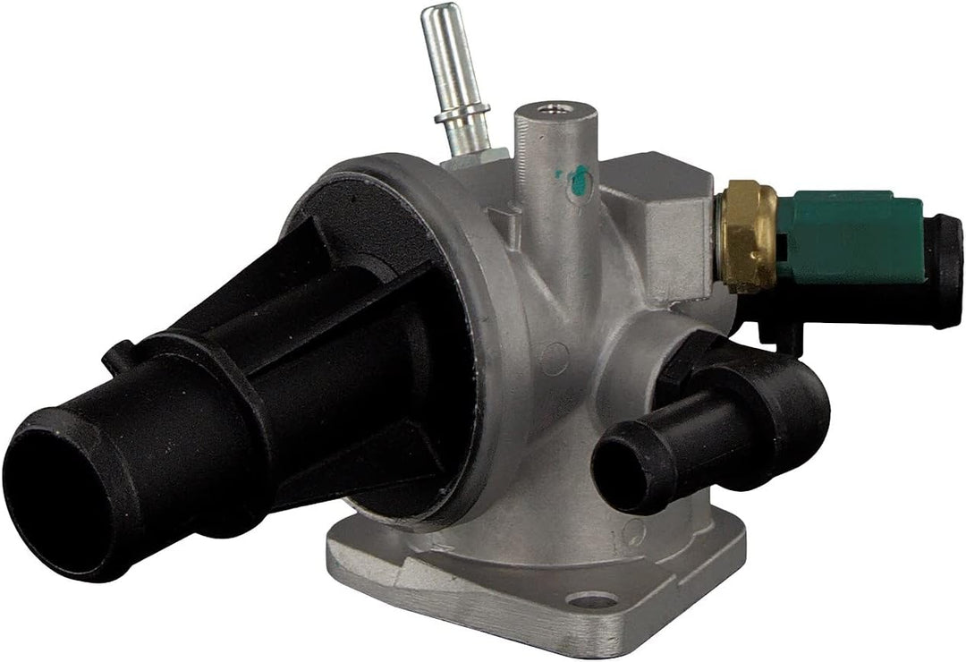 febi bilstein 33956 Thermostatgehäuse mit Temperaturschalter und Dichtung , 1 Stück