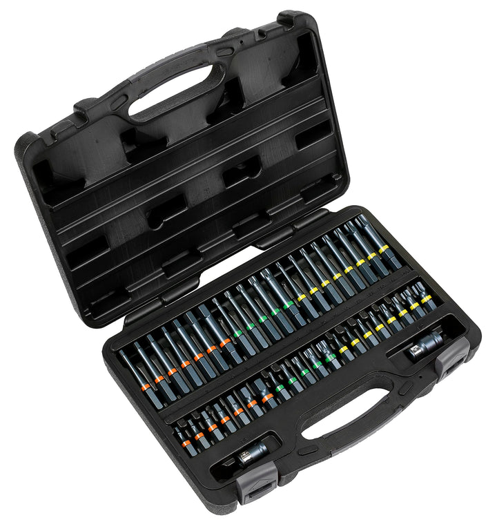 TRX-Star*/Hex/Spline Bit Set Impact 42pc 3/8" & 1/2"Sq Drive
