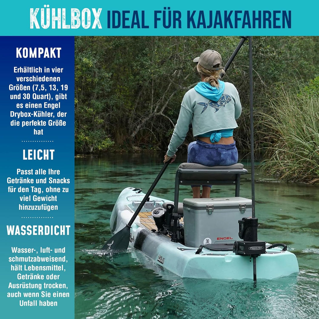 ENGEL Kühlbox 7,5qt (7,1 Liter) Auslaufsicher, Luftdicht, Tragbare, Kleine Kühlbox für Camping, Pick