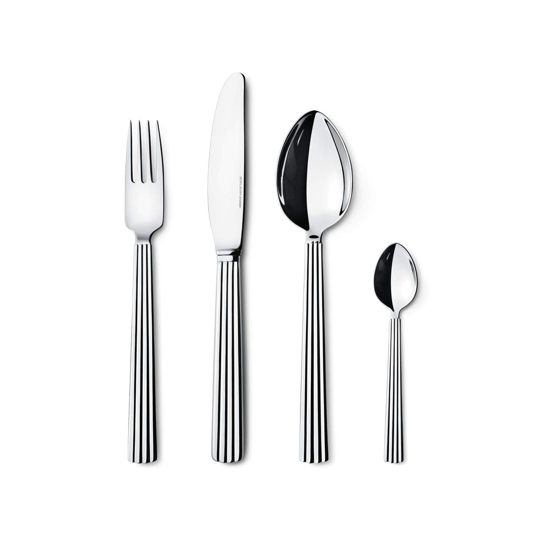 Georg Jensen GJ 108295 Besteck Set Spiegel, 16 Stück, Edelstahl, stainless steel, 8,19 x 19 x 26,2 c
