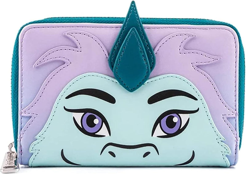 LOUNGEFLY Disney Raya and The Last Dragon Sisu Ziparound Wallet, M