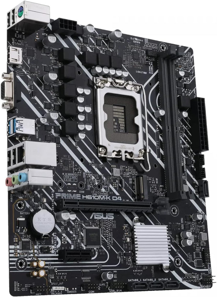 ASUS Prime H610M-R D4 Intel H610 LGA 1700 Micro ATX