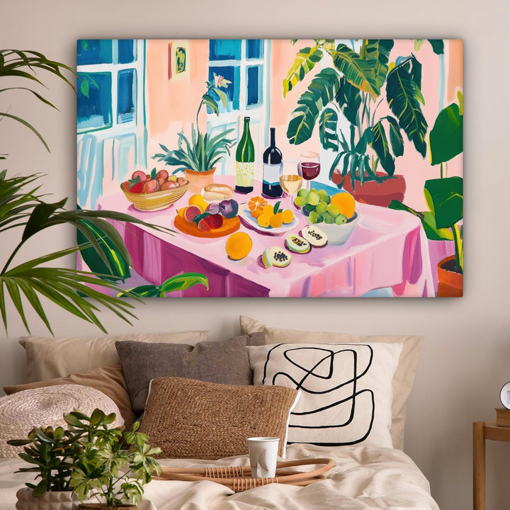 MuchoWow© Leinwandbild Gross 120x80 cm XXL Dekoration Wohnzimmer Bilder Pictures Wall Decoration Liv