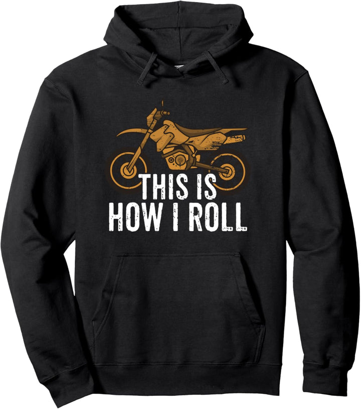 Motocross-Fahrer Motocrossbike Motorrad Fahren Rennsport Pullover Hoodie